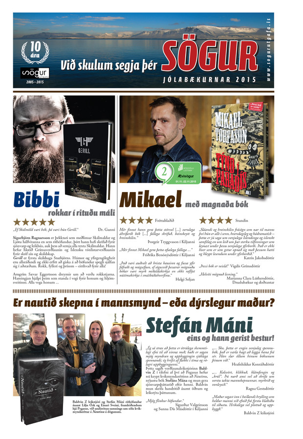 Sögur - Jólabækurnar 2015