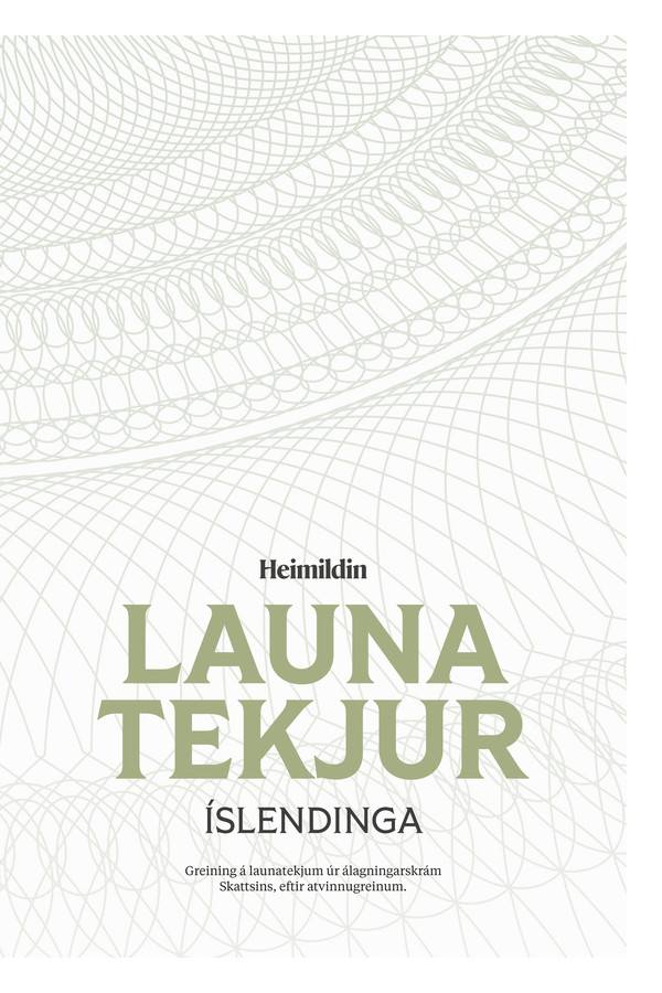 Launatekjur ýmissa Íslendinga