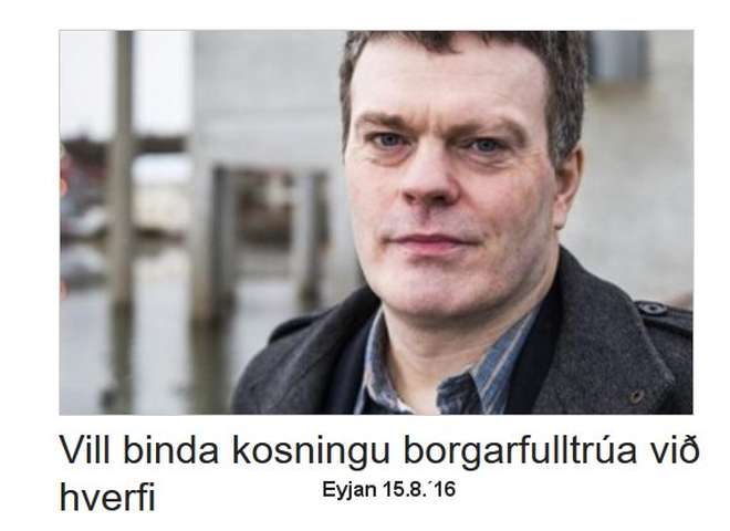 Hverfakjördæmi - í átt að íbúalýðræði?