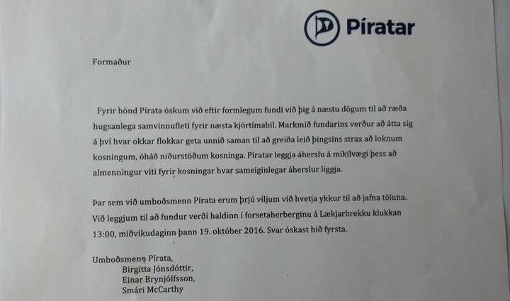 Fundarboð Pírata