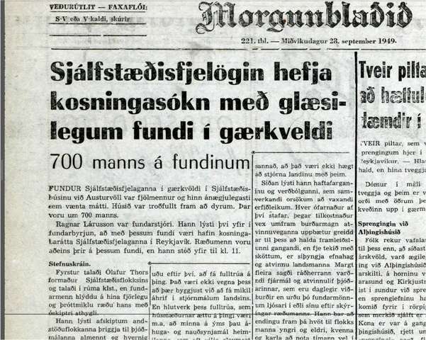 Útþynnt tillaga um kjördag