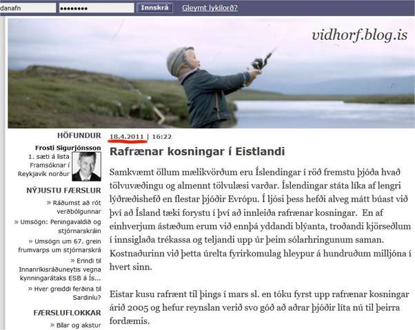 Rafræn kosning: Píratar í tómu rugli