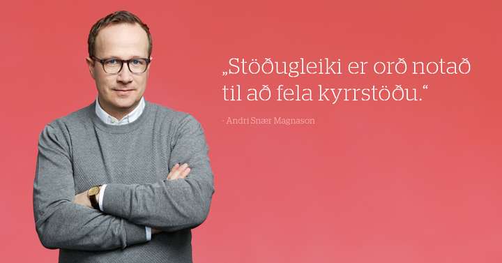 Andri Snær næsti forseti