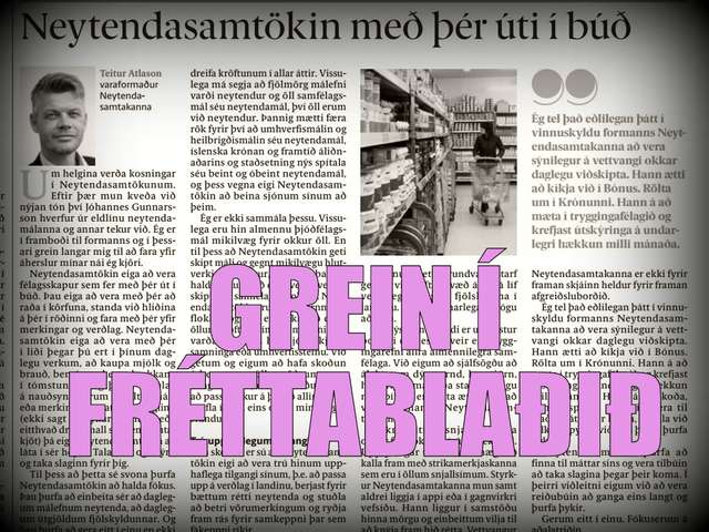 Grein í Fréttablaðinu
