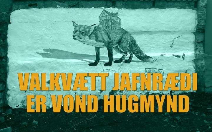 Valkvætt jafnræði er vond hugmynd