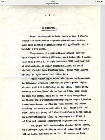 Stjórnarskrá: Menn íhuguðu þjóðfund