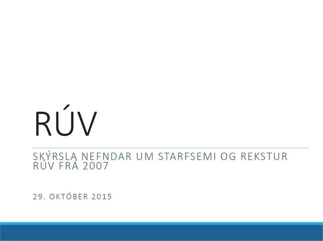 Trúverðugleiki skýrslna