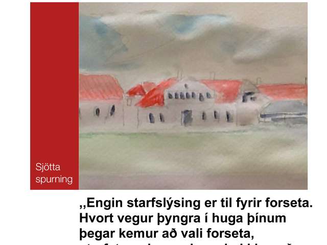 Það verða forsetakosningar í vor