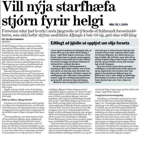 Forsetakosningar: Þyrfti að endurskoða