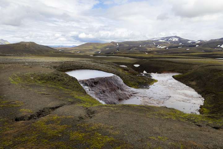 Augað - þá og nú