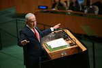Fulltrúi Íslands sat áfram meðan tugir gengu úr salnum undir ræðu Netanyahu