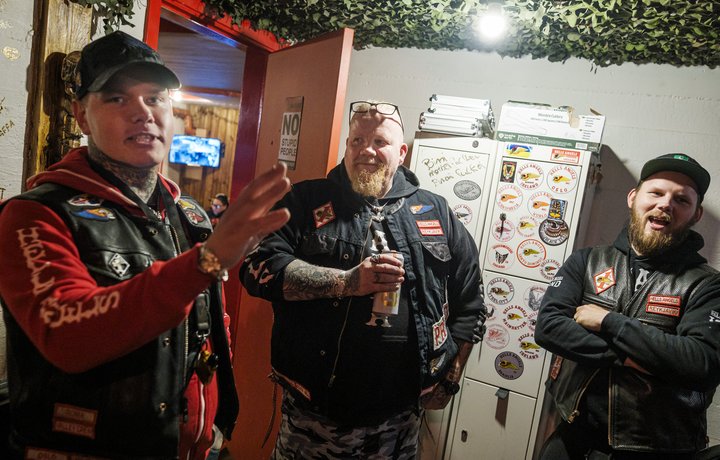 Laugardagskvöld með Vítisenglum