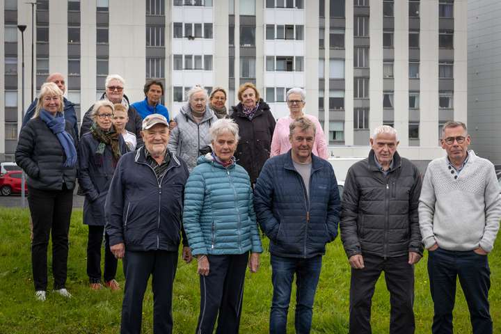 Mótmæla byggingu á grænum reit við Krummahóla