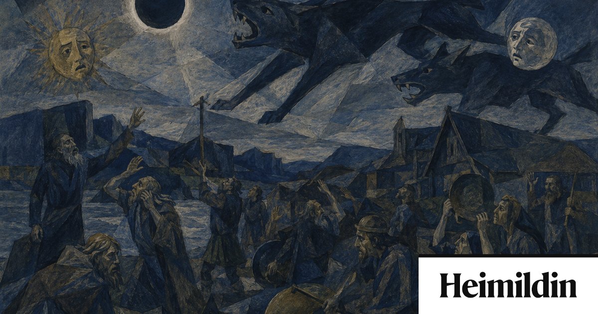 Myrkur í ágúst 15 — Sólmyrkvar í norrænni goðafræði