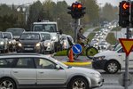 Umferðartalning við Bæjarháls virðist miða við COVID-umferð