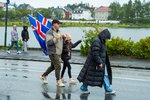 Hæ hó og jibbí jei þrátt fyrir nokkra dropa