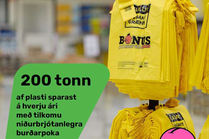 Sorpa vill ekki burðarpokana úr Bónus í lífrænu tunnuna