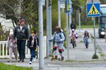 Fleiri börnum skutlað í skólann