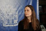 Hefði stutt útlendingafrumvarpið hefði hún verið á landinu