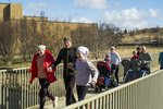 Greindist ungur með Alzheimer og hleypur í fylgd fjölskyldunnar