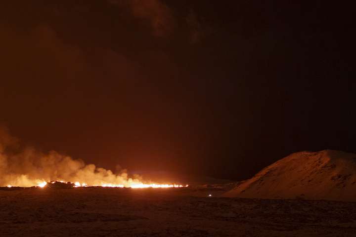 Gömul þjóðleið horfin undir hraun