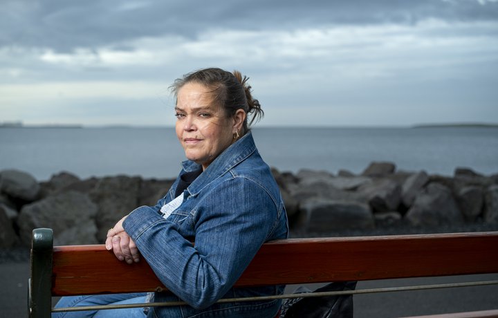 Hann var búinn að öskra á hjálp