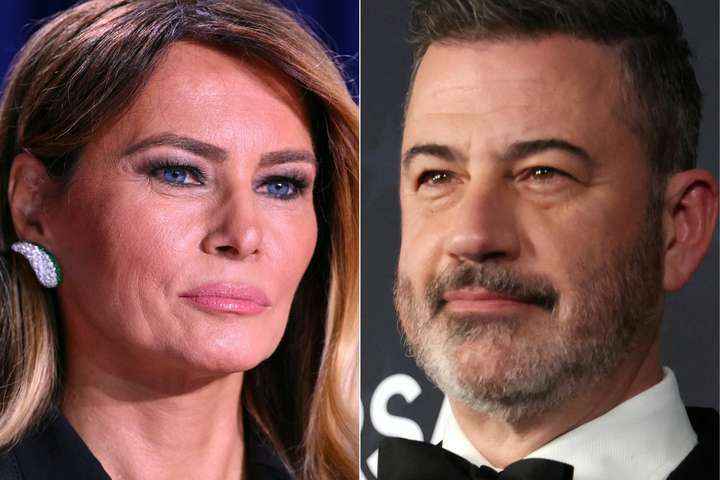 Kimmel svarar fyrir sig eftir aflýsingartilraun Melaniu og Trumps