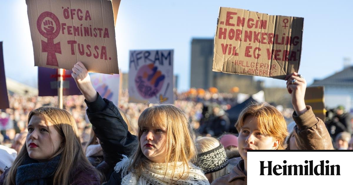 Ég held með körlunum