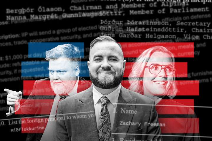 Ráðgjafi Nigel Farage tengir Mið- og Sjálfstæðisflokk við bandarískt áhrifafólk