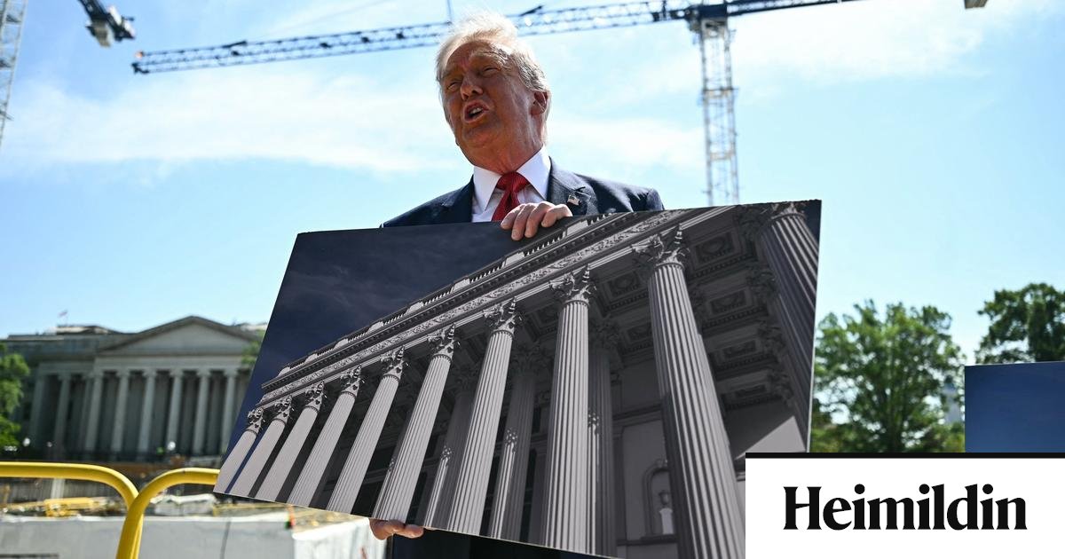 Veislusalur Trumps með „drónaveldi“ á þakinu