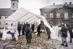 Flóttamenn sváfu á Austurvelli: „Það var ískalt en við gátum þetta“