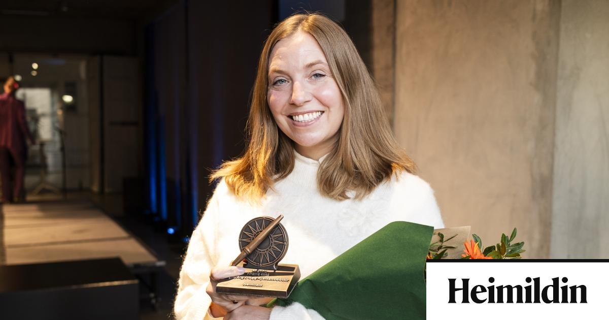 Ingibjörg Dögg fékk Blaðamannaverðlaunin fyrir viðtal ársins