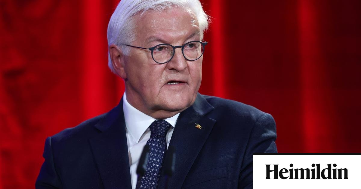 Forsetinn varar við ógn við þýskt lýðræði