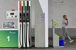 Eldsneyti skammtað á rússneskum bensínstöðvum