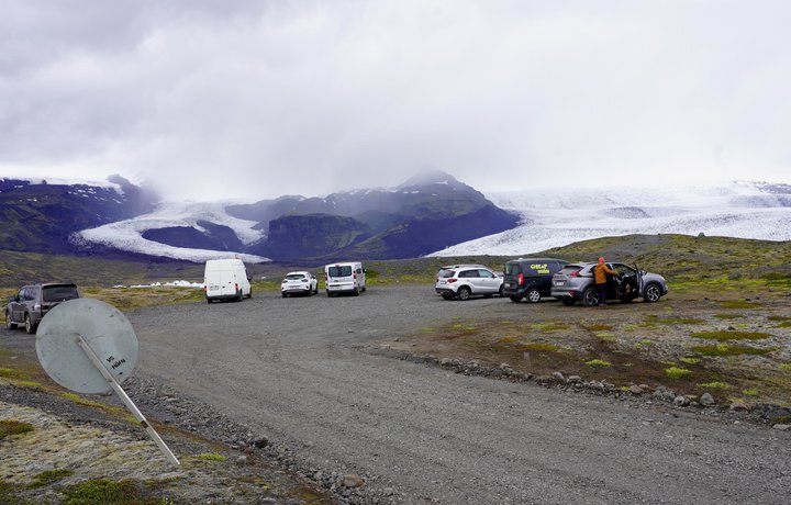 Þetta bílastæði kostar þúsund krónur