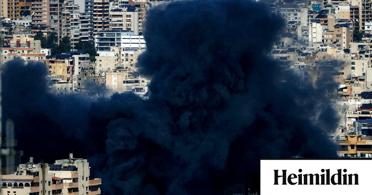 Ísraelar hafi drepið hálft þúsund og notað ólöglegt efni í árásum á Líbanon