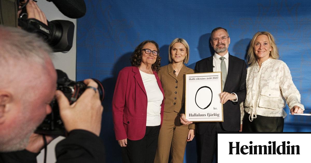 Ríkisstjórnin kynnir hallalaus fjárlög