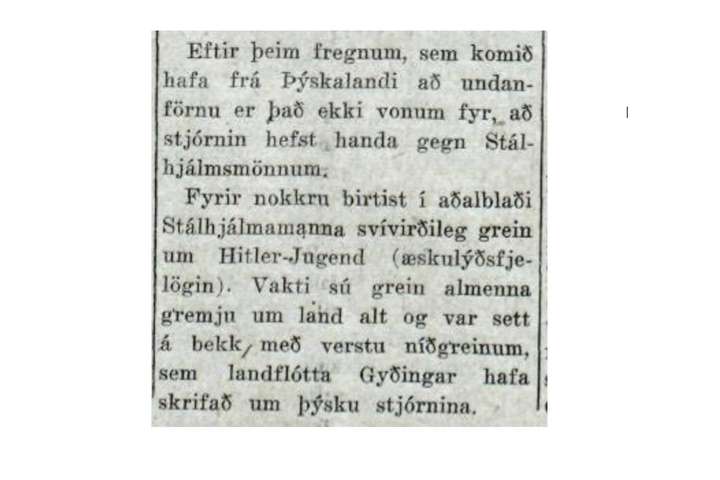 „Ekki vonum fyr“