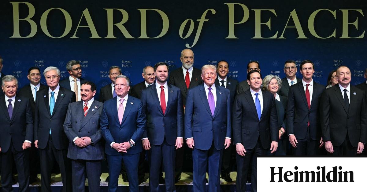 Trump stofnar sjálfhverft friðarráð í skugga hótana um stríð