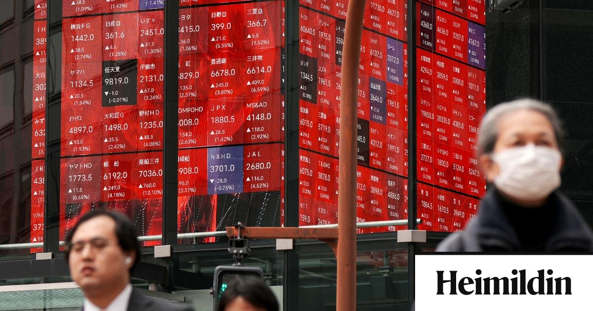 Orkuverð rýkur upp og hlutabréf falla vegna ótta við orkukreppu