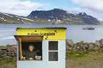 Átta ára og rekur búð í Djúpavík