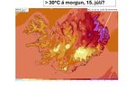 Hitamet gæti fallið á morgun