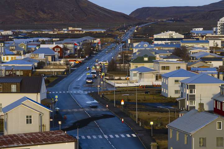 Almannavarnarstig við Grindavík verður fært af neyðarstigi og niður á hættustig