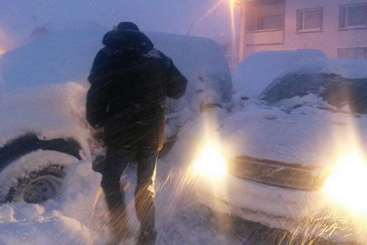 Kafsnjór og háski á Vestfjörðum