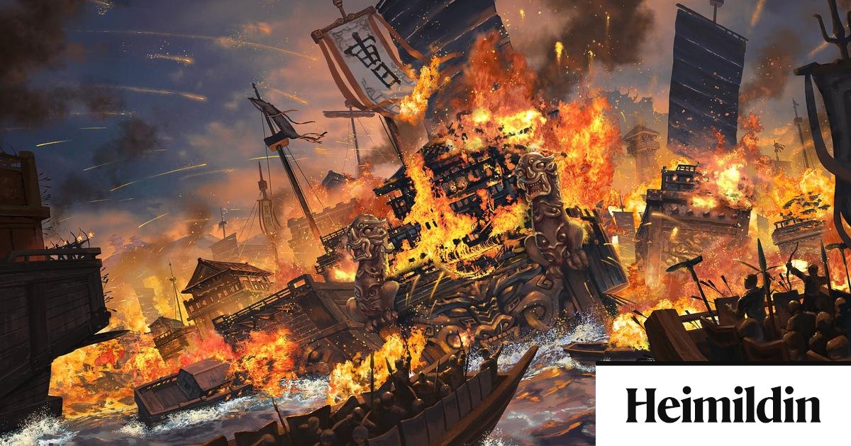 Stórveldisdraumarnir brunnu á Yangze-fljóti