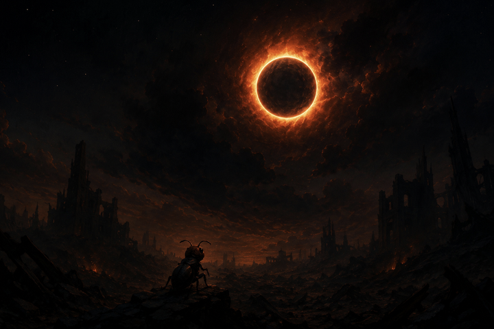 Myrkur í ágúst 7 — Almyrkvar verða óhugsandi