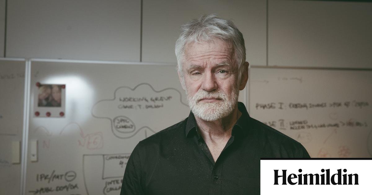 Kári Stefánsson og Hannes Smárason í viðskipti saman