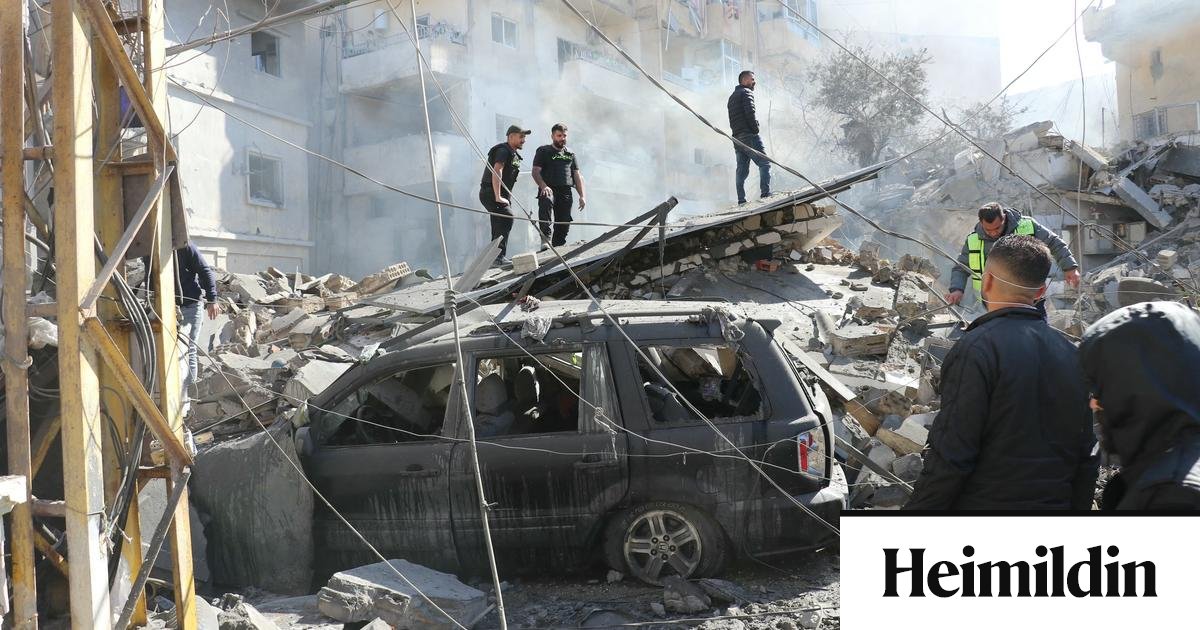 Ísrael hertekur hluta Líbanons