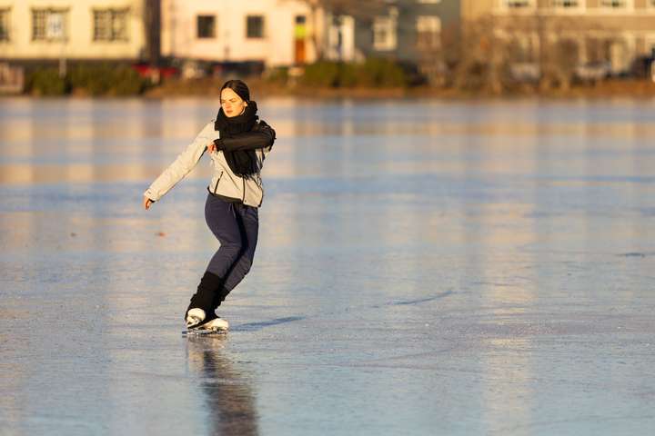 Dreymdi um að skauta á Tjörninni