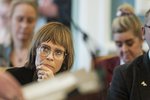 Segir „falsfrétt“ og „óhróður“ að hún vilji bera ESB-aðild undir Bandaríkin